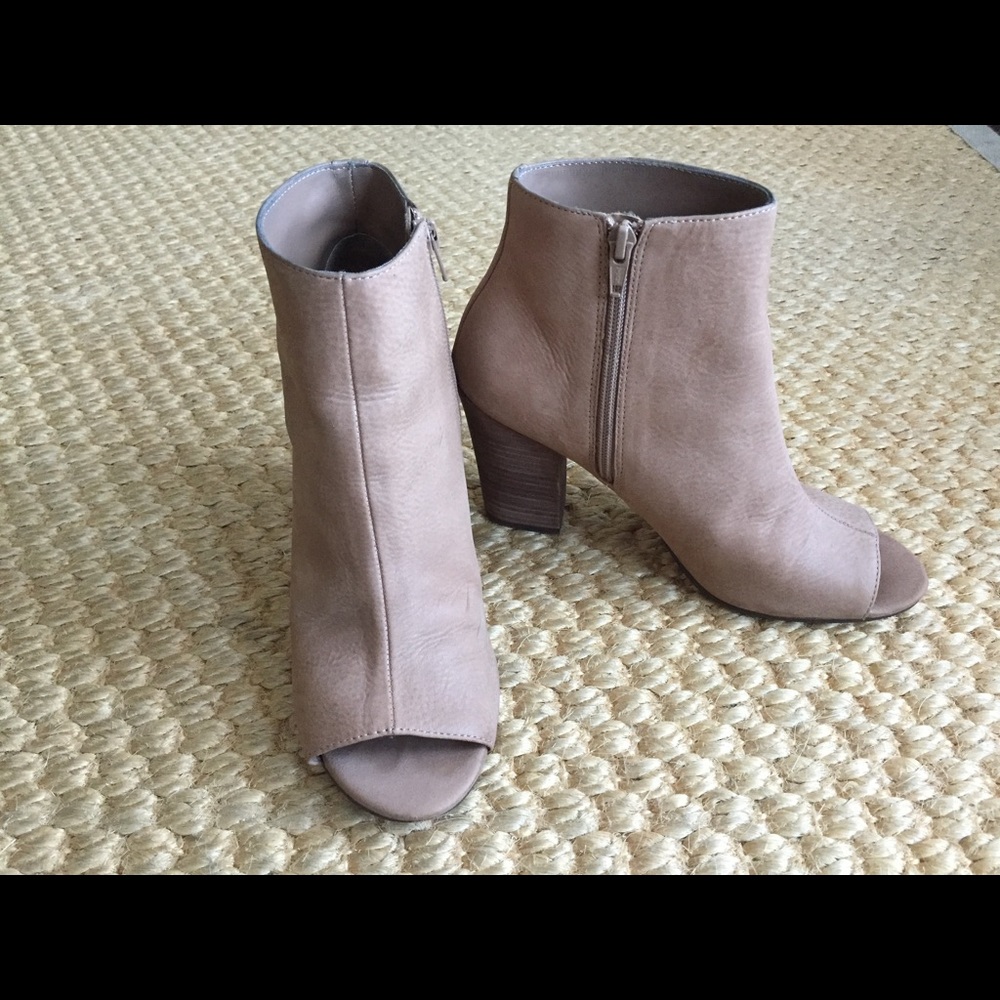Steven by Steve Madden Clara Open Toe Booties 9.5